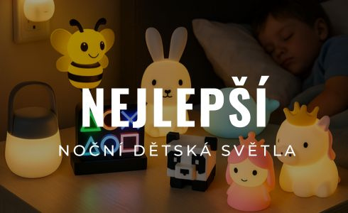 Nejlepší noční světla pro děti: Test a recenze 2025