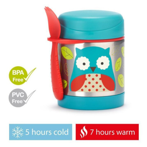 SKIP HOP Zoo Termoska na jídlo se lžičkou/vidličkou 325 ml