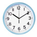 SEGNALE Nástěnné hodiny ručičkové 22,5 cm modrý rám KO-837000050modr