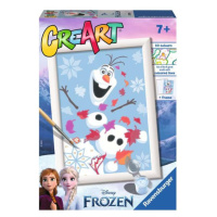 CreArt omalovánka pro děti: Frozen: Charming Olaf 201723 RAVENSBURGER malba podle čísel