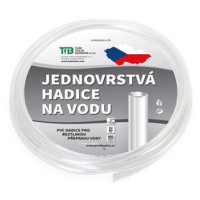 TUBI Hadice zahradní jednovrstvá 5 × 8 mm, průhledná - délka 200 m