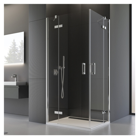 SanSwiss Ronal PUR 90 cm pravé sprchové dveře sklo Durlux PUE2PD0901022