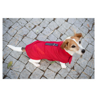 Vsepropejska Snowy zimní bunda „My friend“ pro psa Barva: Červená, Délka zad (cm): 24, Obvod hru