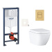 Závěsný wc set do lehkých stěn / předstěnová montáž Grohe Euro Ceramic SIKOGRSEUSCGN0