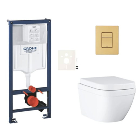 Závěsný wc set do lehkých stěn / předstěnová montáž Grohe Euro Ceramic SIKOGRSEUSCGN0