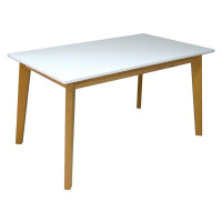 Stůl St-968 – 140+40 Bílý/K003