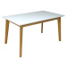 Stůl St-968 – 140+40 Bílý/K003