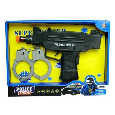 Policejní pistole s pouty MAC TOYS