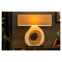 LuxD 21535 Designová stolní lampa Deandre, 92 cm ořech
