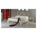 Kovová postel Calabria Rozměr: 90x200 cm, barva kovu: 5B černá stříbrná pat.