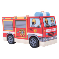 Bigjigs Toys dřevěné hračky - Nasazování hasiči