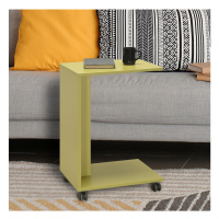 Adore Furniture Odkládací stolek 65x35 cm zelená