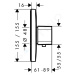 Hansgrohe 15706000 - Termostatická baterie HighFlow pod omítku, chrom