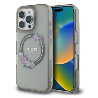 Guess GUHMP16LHFWFCK iPhone 16 Pro 6.3 černá/black hardcase IML Flowers W