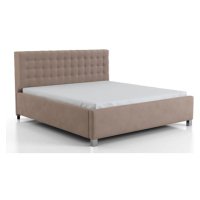Čalouněná postel Adore 160x200, béžová, včetně roštu