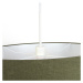 Závěsná lampa bílá se zeleným odstínem 50 cm - Combi 1