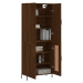 vidaXL Skříň highboard hnědý dub 69,5 x 34 x 180 cm kompozitní dřevo