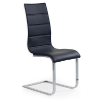 Jídelní židle K104, černo-bílá