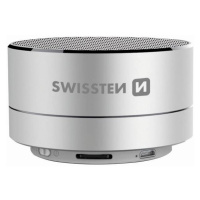 Reproduktor Swissten i-METAL 3W, slot SD, BT 4.0 stříbrný