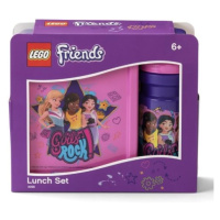 LEGO® Friends Girls Rock svačinový set (láhev a box) - fialová