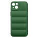Zadní kryt OBAL:ME Puffy pro Apple iPhone 13, tmavě zelená