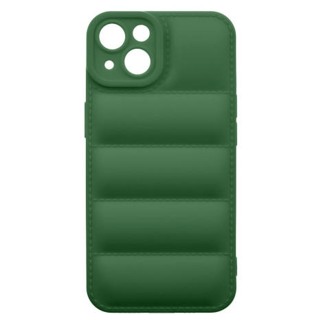 Zadní kryt OBAL:ME Puffy pro Apple iPhone 13, tmavě zelená