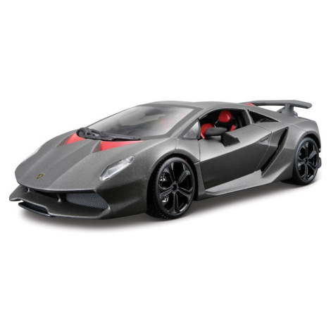 Burago lamborghini sesto elemento šedá metalíza 1:24