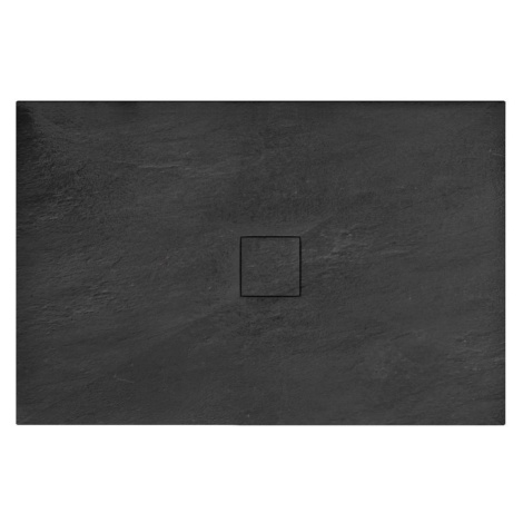 Sprchová vanička Rea Stone 90x120 cm černá
