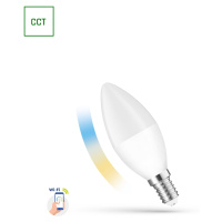 LED CANDLE C38 5W E-14 230V CCT+DIM WI-FI SPECTRUM SMART