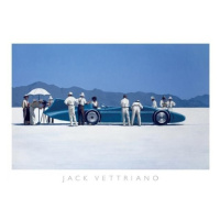 Umělecký tisk Bluebird at Bonneville, 1995, Jack Vettriano, 120 × 90 cm