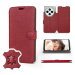 Pouzdro Mobiwear pro Xiaomi Poco C75 Dark Red Leathe