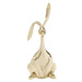 KARE Design Soška Bunny - zlatá, 52cm