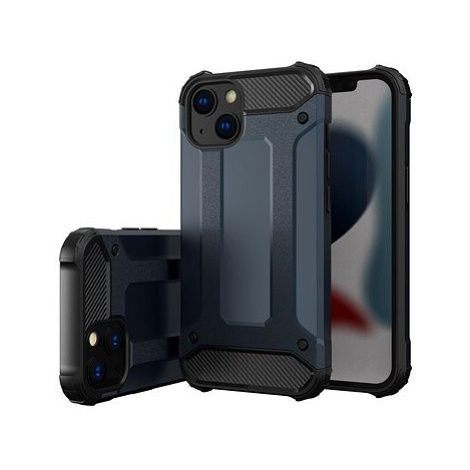 Hybrid Armor plastový kryt na iPhone 13 mini, modrý