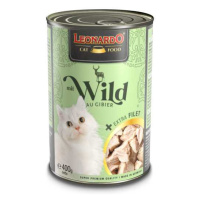 Leonardo divoké maso + extra filet konzerva pro kočky 400 g
