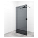 Sprchová zástěna Walk-in 110 cm SAT v barvě profilu černá SATBWI110KSZAVC