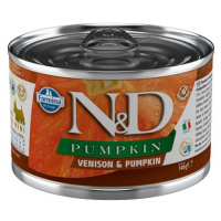 N&D Pumpkin Dog Adult Venison & Pumpkin Mini 140 g