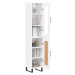 vidaXL Skříň highboard bílá 34,5 x 34 x 180 cm kompozitní dřevo