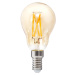 DekorStyle LED žárovka Amber Straight 2W E14 teplá bílá