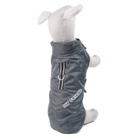 Vsepropejska Snowy zimní bunda „My friend“ pro psa Barva: Šedá, Délka zad (cm): 34, Obvod hrudní