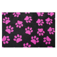 Pelíšek pro psa Purtex Dany Rozměr: 55x45 cm, Varianta: černo-fialový