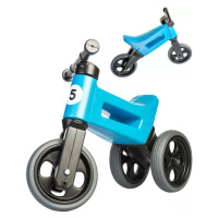 Odrážedlo Funny Wheels Rider Sport 2v1 dětské odstrkovadlo Modré plast