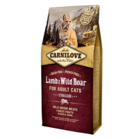 Carnilove Lamb & Wild Boar for Adult Cats – Sterilised 6 kg