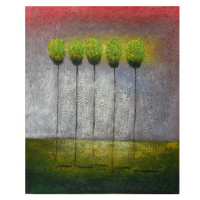 Obraz - Pět stromů