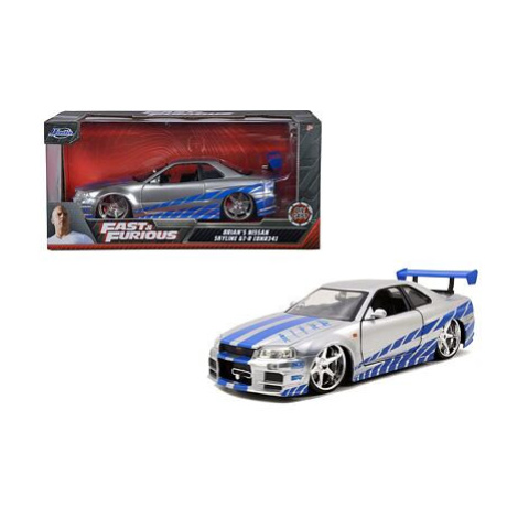 Rychle a zběsile auto 2002 Nissan Skyline 1:24 Jada