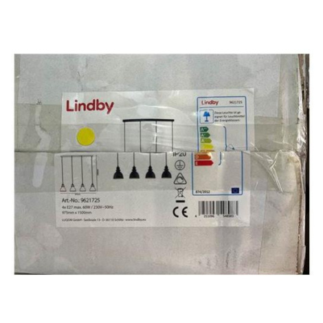 Lindby Lindby - Lustr na lanku JASMINKA 4xE27/60W/230V