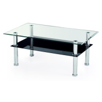 Konferenční stolek MAKOLE, kov/sklo