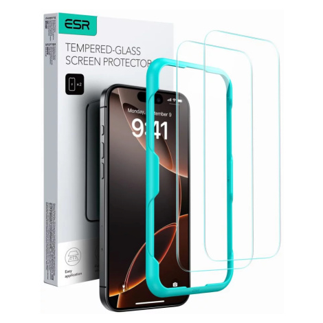 Ochranné sklo ESR TEMPERED GLASS 2-PACK IPHONE 16 PRO CLEAR (4894240236116)