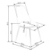 HALMAR Designová židle GLAMOUR K460 béžová