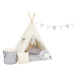 Teepee stan set pro děti béžový varianta: premium