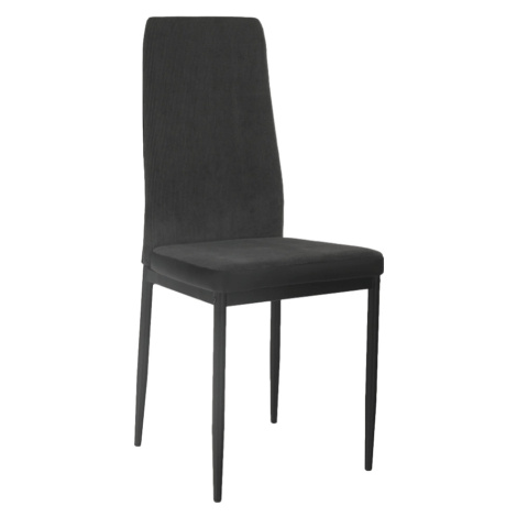 Jídelní židle, tmavě šedá/černá, ENRA Tempo Kondela